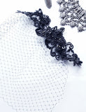 Black Birdcage Hijab Veil