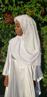 Amarella Chiffon Wedding Hijab and Veil Set