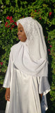 Amarella Chiffon Wedding Hijab and Veil Set