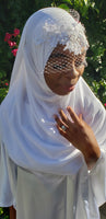 White-birdcage-bridal-hijab-veil-veiled-in-color