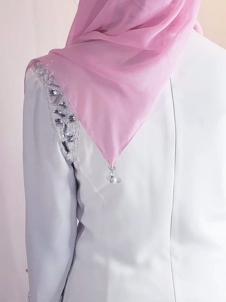 Qadira Pearl Drop Hijab