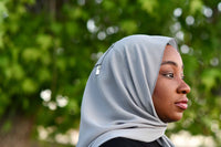 Asmiya Silver Drop Hijab