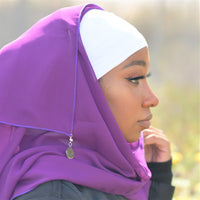 Arabic Calligraphy Charm Hijab