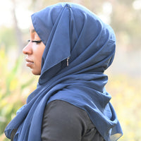 Asmiya Silver Drop Hijab